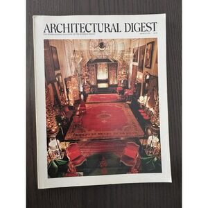 ARCHITECTURAL DIGEST March 1978 Interior Design Antiques Vintage Magazine